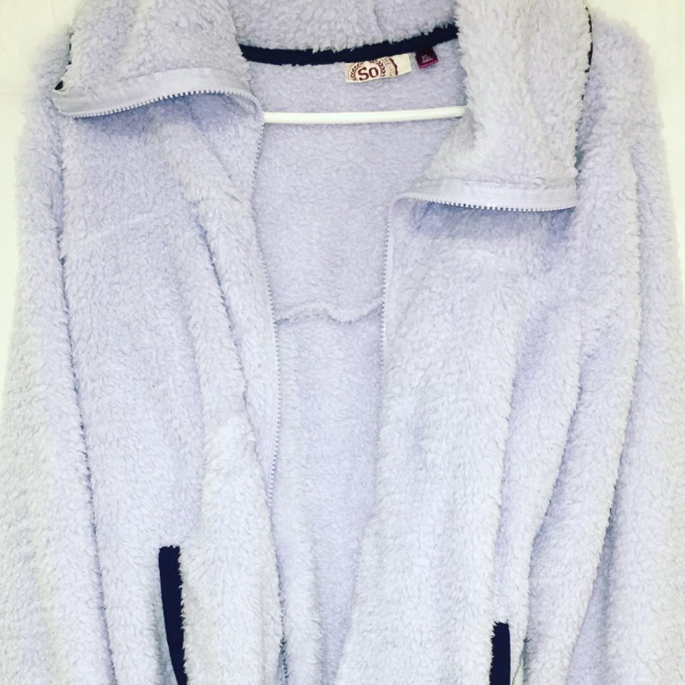The coziest zip up in the perfect color!